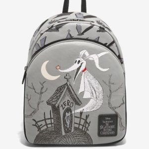Loungefly The Nightmare Before Christmas Zero Graveyard Mini Backpack NEW